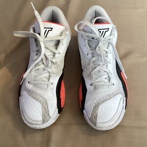 Women's White and Black Athletic Shoes